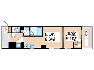 グレーシア横浜十日市場（430）の物件間取画像